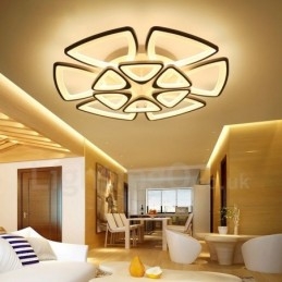 12 Ljus Modern Samtida Integrerad Flush Mount Light