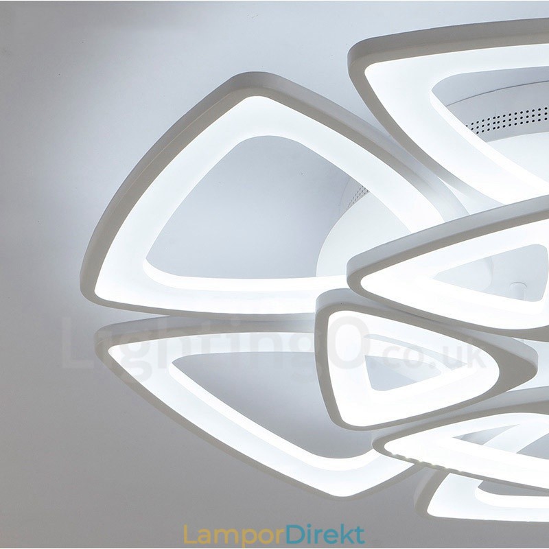 12 Ljus Modern Samtida Integrerad Flush Mount Light