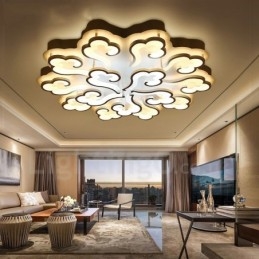 15 Ljus Modern Samtida Integrerad Flush Mount Light