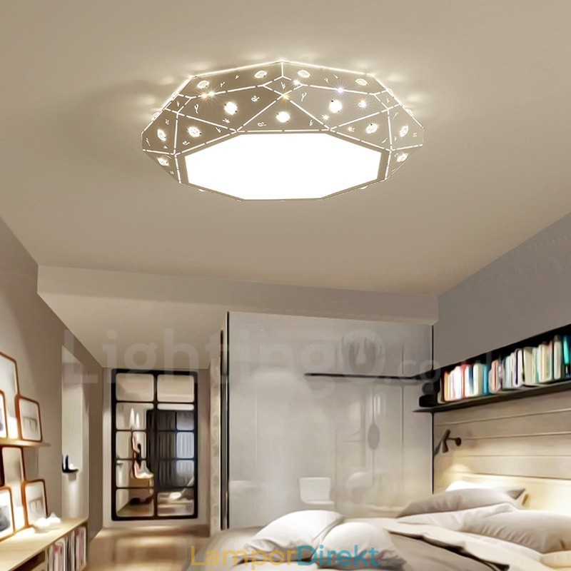 Modern Och Modern Integrerad Metalllampa För Infälld Montering