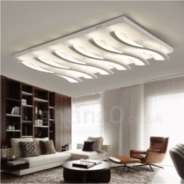 6 Ljus Modern Samtida Integrerad Flush Mount Light