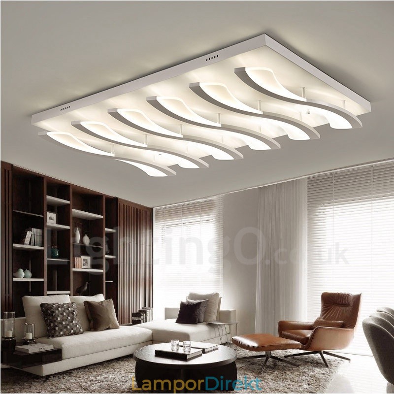 6 Ljus Modern Samtida Integrerad Flush Mount Light