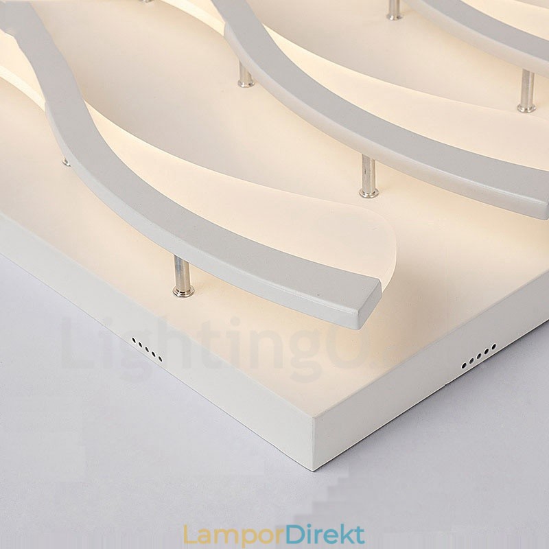 6 Ljus Modern Samtida Integrerad Flush Mount Light