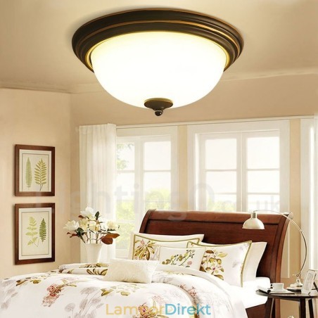 Rustik Lodge Integrerad Flush Mount Light Rustik Lodge Integrerad Flush Mount Light