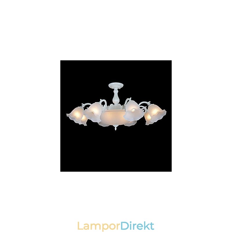 Flush Mount White European Retro Classic