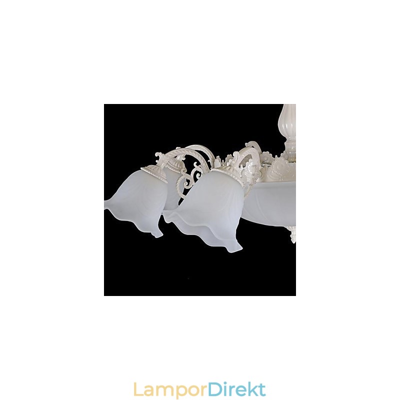 Flush Mount White European Retro Classic