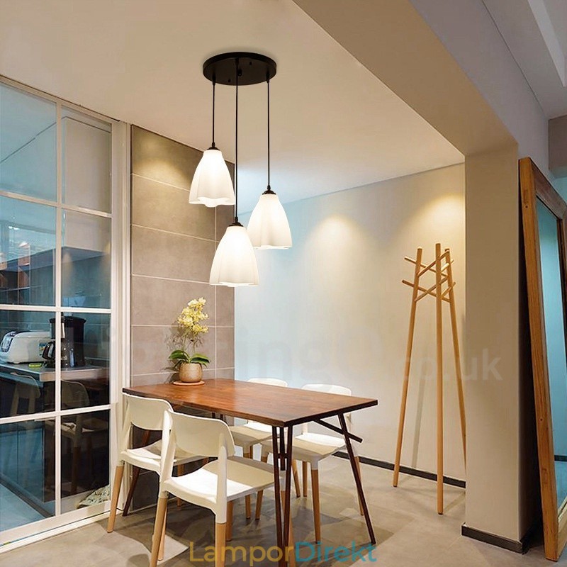 3 Ljus Traditionell Klassisk Integrerad Metall Taklampa