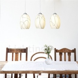 3 Ljus Modern Samtida Integrerad Metall Taklampa