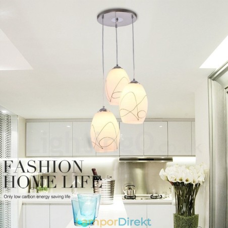 3 Ljus Modern Samtida Integrerad Metall Taklampa 3 Ljus Modern Samtida Integrerad Metall Taklampa