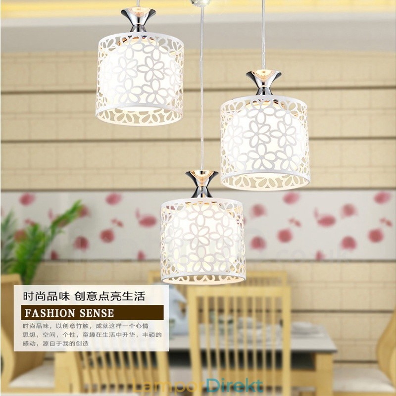 3 Ljus Modern Och Modern Glödlampa I Metall