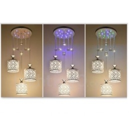 3 Ljus Modern Och Modern Glödlampa I Metall
