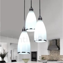 3 Ljus Modern Samtida Integrerad Metall Taklampa