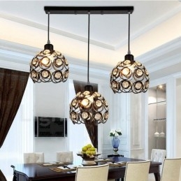 3 Ljus Rustic Lodge Integrated Pendel Light