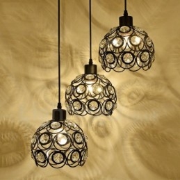3 Ljus Rustic Lodge Integrated Pendel Light
