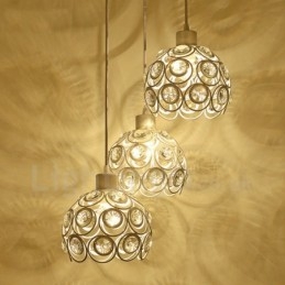 3 Ljus Rustic Lodge Integrated Pendel Light