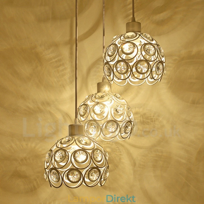 3 Ljus Rustic Lodge Integrated Pendel Light
