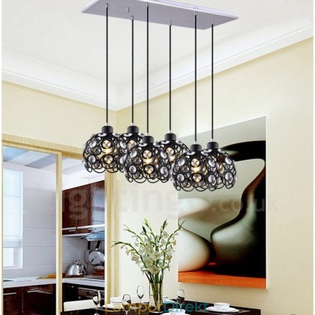 6 Light Rustic Lodge Integrated Pendel Light 6 Light Rustic Lodge Integrated Pendel Light