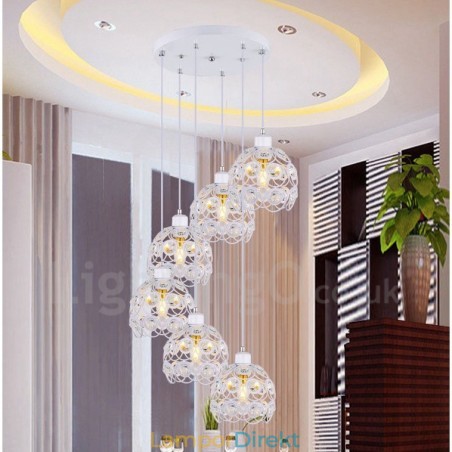 6 Light Rustic Lodge Integrated Pendel Light 6 Light Rustic Lodge Integrated Pendel Light