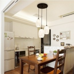 3 Ljus Rustic Lodge Integrerad Metall Taklampa