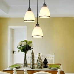 3 Ljus Rustic Lodge Integrerad Metall Taklampa