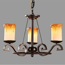 Studera Den Antika Ljuslampan Iron Chandelier