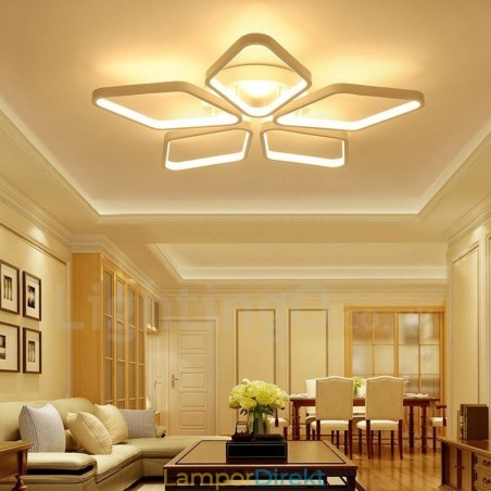 5 Ljus Modern Samtida Integrerad Metall Flush Mount Light 5 Ljus Modern Samtida Integrerad Metall Flush Mount Light