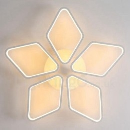 5 Ljus Modern Samtida Integrerad Metall Flush Mount Light