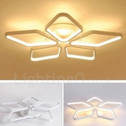 5 Ljus Modern Samtida Integrerad Metall Flush Mount Light