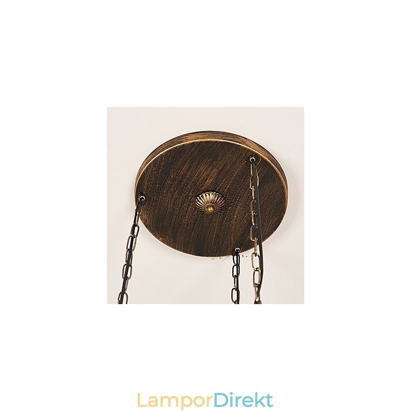 Rustik Lodge Vintage Retro Mini Style Metall Taklampa
