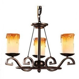 Studera Den Antika Ljuslampan Iron Chandelier