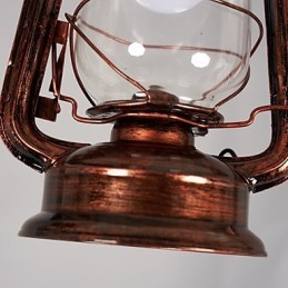Rustik Lodge Vintage Retro Mini Style Metall Taklampa