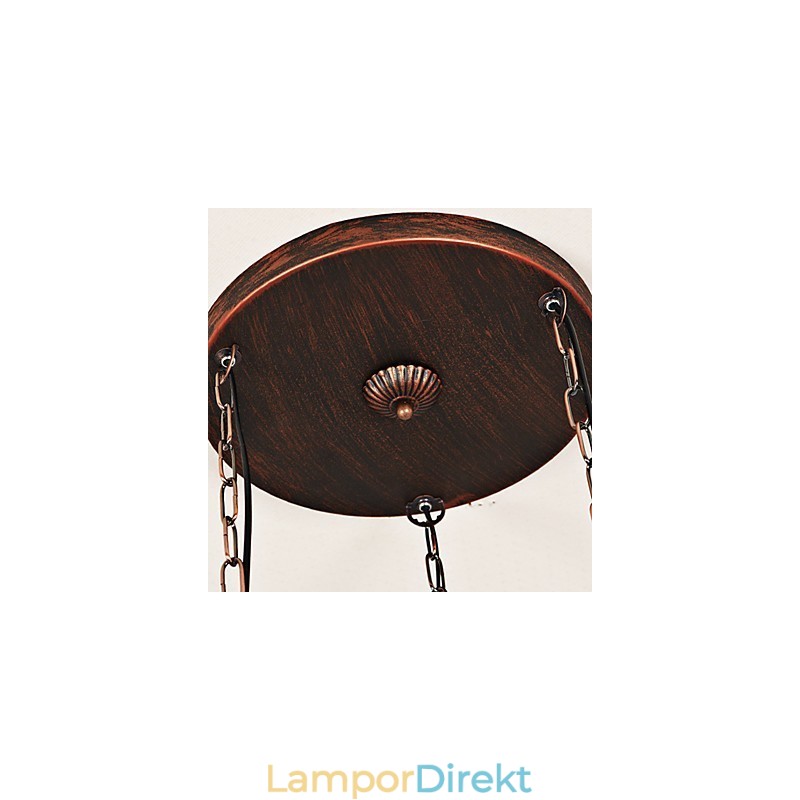 Rustik Lodge Vintage Retro Mini Style Metall Taklampa