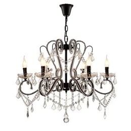 6 Ljus Kristallkrona Modern Samtida Traditionell Klassisk Rustik Lodge Vintage Retro