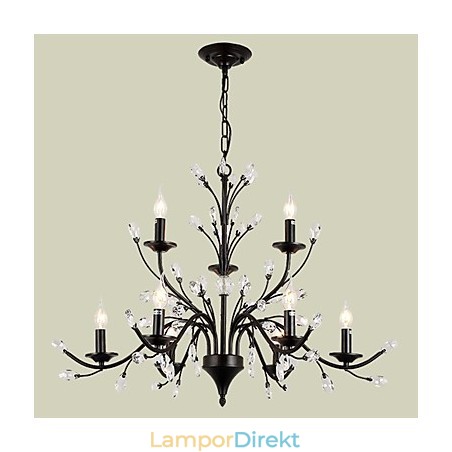 9 Ljus Kristallkrona Modern Samtida Traditionell Klassisk Vintage Retro Country Målning Funktion 9 Ljus Kristallkrona Modern Samtida Traditionell Klassisk Vintage Retro Country Målning Funktion