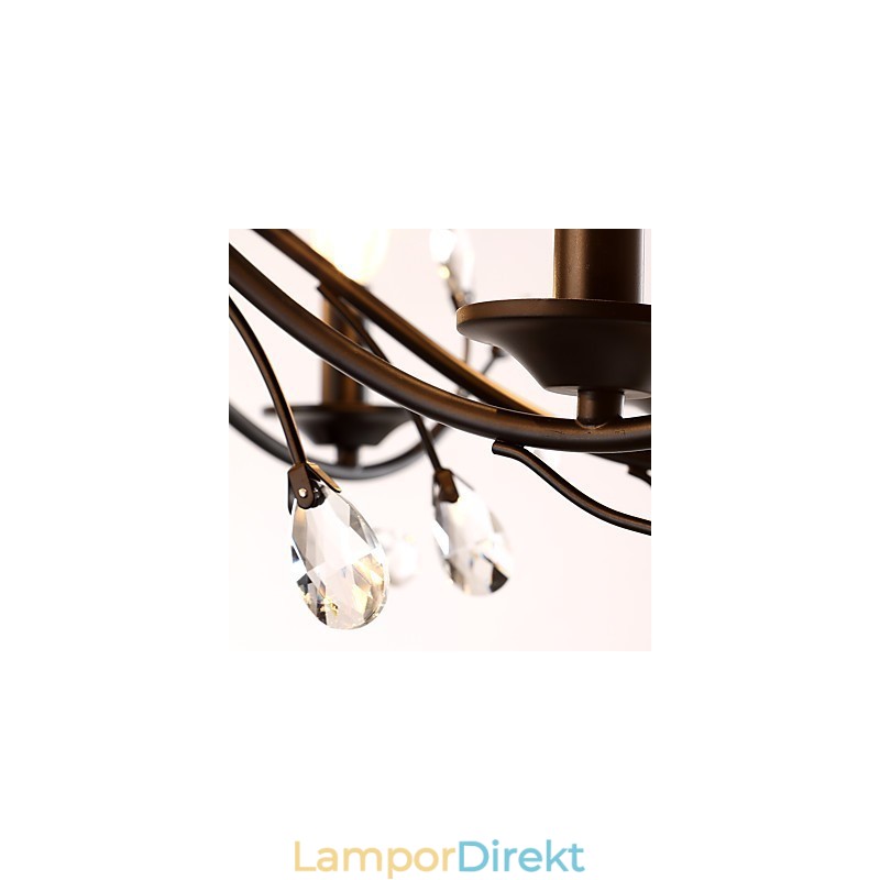 9 Ljus Kristallkrona Modern Samtida Traditionell Klassisk Vintage Retro Country Målning Funktion