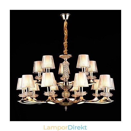 Pendelljus Zinklegering Funktion För Crystal Mini Style Metall Inomhus Butiker 15 Lampor Pendelljus Zinklegering Funktion För Crystal Mini Style Metall Inomhus Butiker 15 Lampor