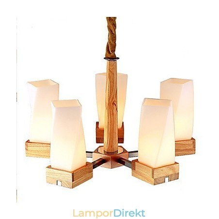 Enkel Konstbelysning Massivt Trä Creative Iiving Taklampa Enkel Konstbelysning Massivt Trä Creative Iiving Taklampa