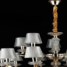 Pendelljus Zinklegering Funktion För Crystal Mini Style Metall Inomhus Butiker 15 Lampor