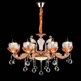 Modern Och Modern Traditionell Klassisk Zinklegeringsfunktion För Kristall I Mini-Stil Metall Taklampa