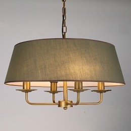 Rustik Lodge Målningsfunktion För Designers Metall Inomhusbutiker 2 Lampor Ljuskrona