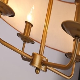 Rustik Lodge Målningsfunktion För Designers Metall Inomhusbutiker 2 Lampor Ljuskrona