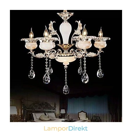 Retro Chrome-Funktion För Designers Metallhängande Lampa Retro Chrome-Funktion För Designers Metallhängande Lampa