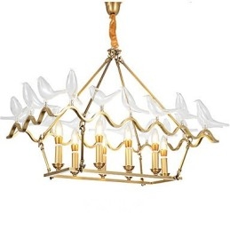 Modern Modern Mässingsfunktion För Designers Metallkrona
