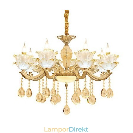 Europeisk Stil Atmosfär Zinklegering Crystal Hem Ljuskrona Europeisk Stil Atmosfär Zinklegering Crystal Hem Ljuskrona
