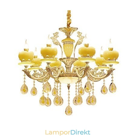 Europeisk Stil Atmosfär Zinklegering Crystal Hem Ljuskrona Europeisk Stil Atmosfär Zinklegering Crystal Hem Ljuskrona