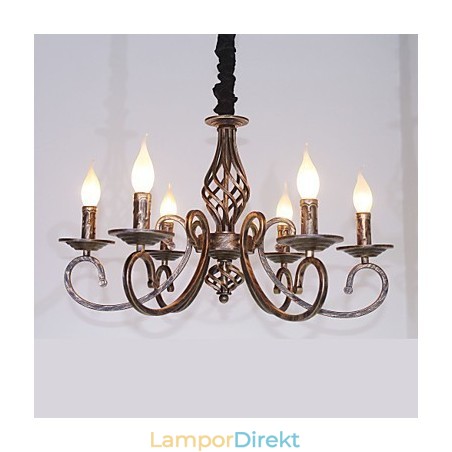 Retro Enkel Lampa Kopparfärgad Lampa Ljuslampa Retro Enkel Lampa Kopparfärgad Lampa Ljuslampa
