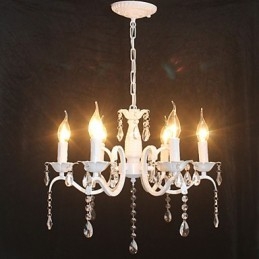 Ljuskrona Modern Crystal Mini Candle Style Järnlampa Lampor
