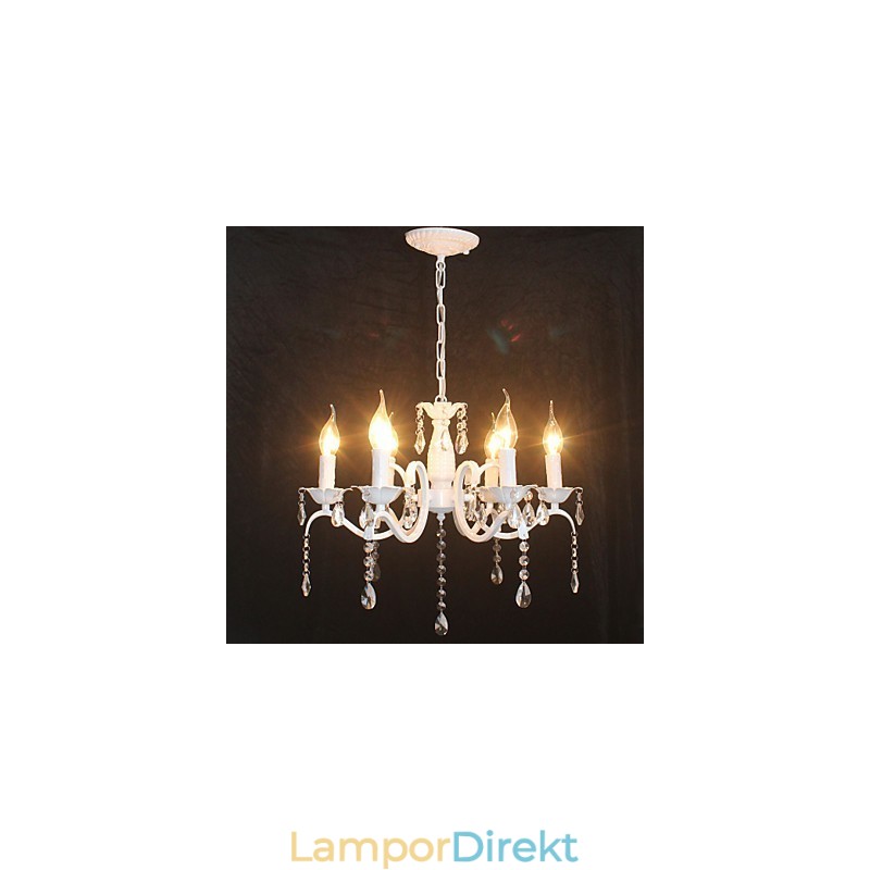 Ljuskrona Modern Crystal Mini Candle Style Järnlampa Lampor