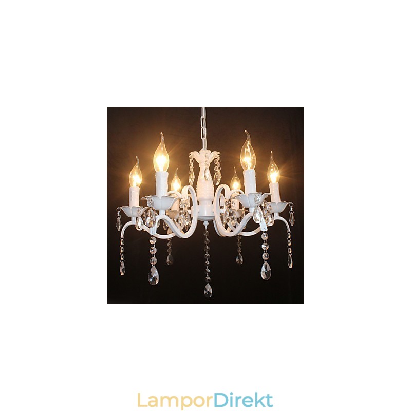 Ljuskrona Modern Crystal Mini Candle Style Järnlampa Lampor