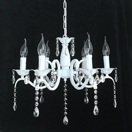 Ljuskrona Modern Crystal Mini Candle Style Järnlampa Lampor